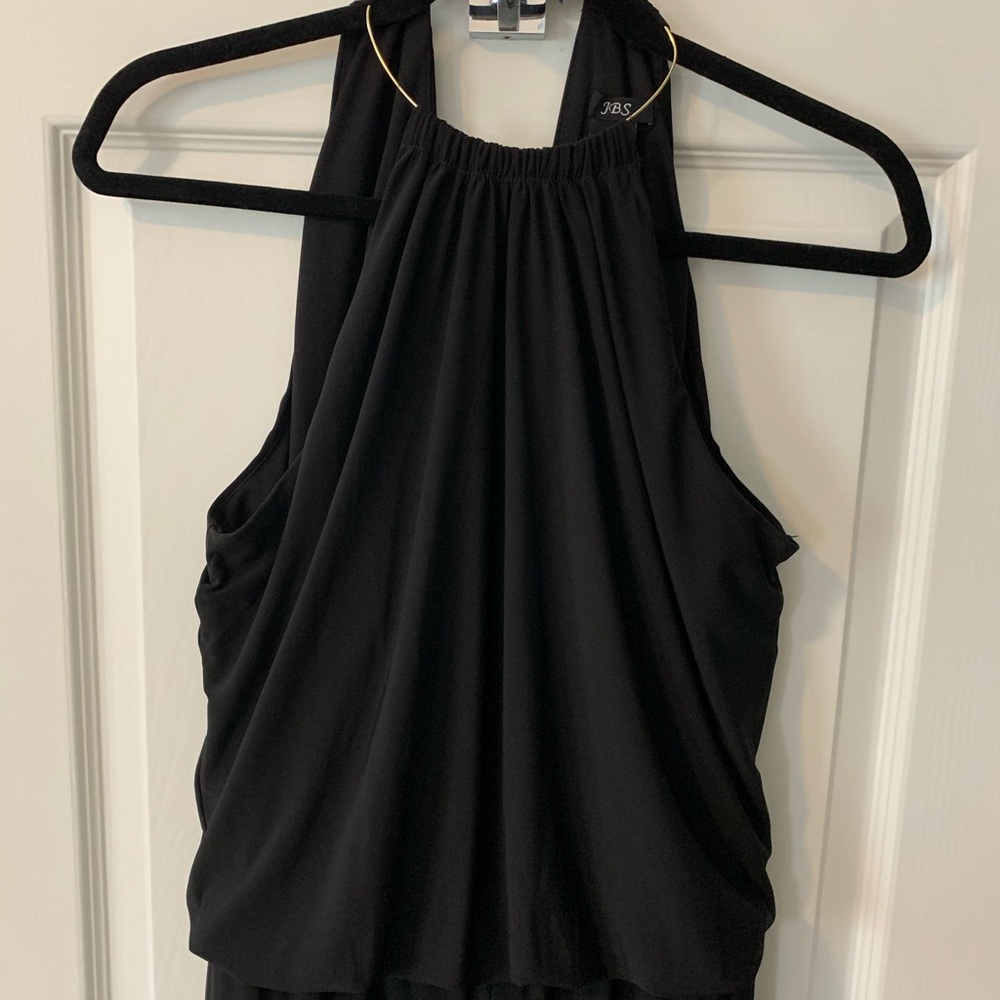 Wide Leg Black Jumpsuit